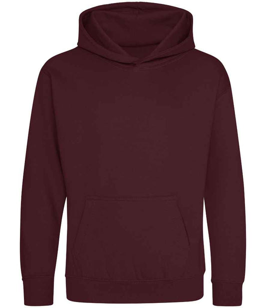 Just Hoods JH001B Burgundy Front -  Ready to be Embroidered and Printed by Custard Workwear - Cheap Personalised and Customised Workwear in Nottinghamshire, Derbyshire and Leicestershire