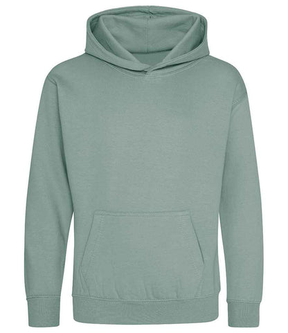 Just Hoods JH001B Dusty Green Front -  Ready to be Embroidered and Printed by Custard Workwear - Cheap Personalised and Customised Workwear in Nottinghamshire, Derbyshire and Leicestershire