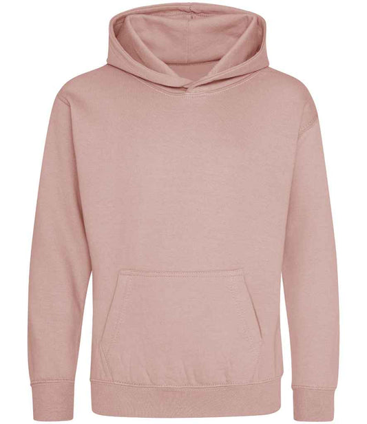 Just Hoods JH001B Dusty Pink Front -  Ready to be Embroidered and Printed by Custard Workwear - Cheap Personalised and Customised Workwear in Nottinghamshire, Derbyshire and Leicestershire