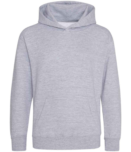 Just Hoods JH001B Heather Grey Front -  Ready to be Embroidered and Printed by Custard Workwear - Cheap Personalised and Customised Workwear in Nottinghamshire, Derbyshire and Leicestershire