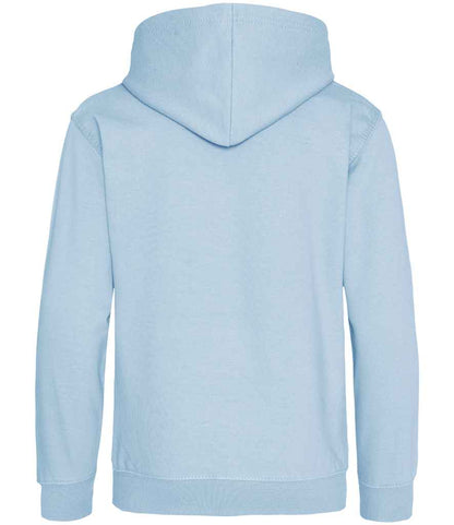 Just Hoods JH001B Ice Blue Back -  Ready to be Embroidered and Printed by Custard Workwear - Cheap Personalised and Customised Workwear in Nottinghamshire, Derbyshire and Leicestershire