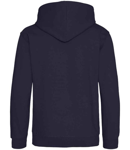 Just Hoods JH001B New French Navy Back -  Ready to be Embroidered and Printed by Custard Workwear - Cheap Personalised and Customised Workwear in Nottinghamshire, Derbyshire and Leicestershire