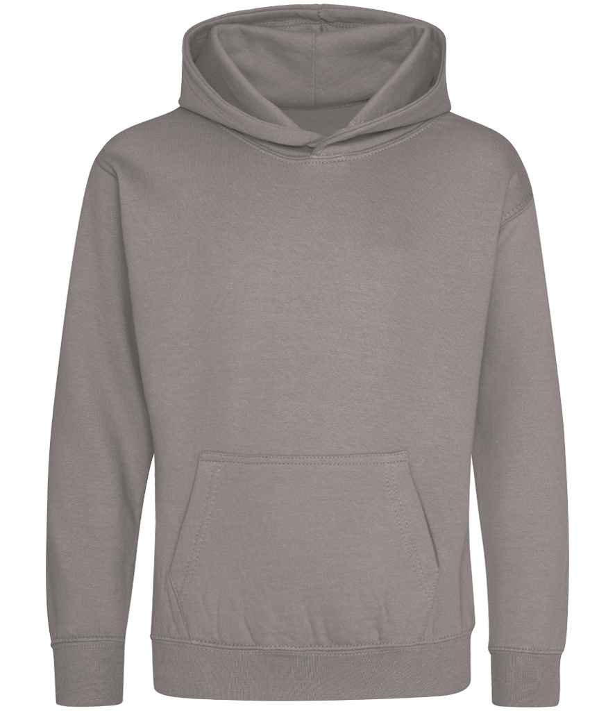 Just Hoods JH001B Platinum Grey Front -  Ready to be Embroidered and Printed by Custard Workwear - Cheap Personalised and Customised Workwear in Nottinghamshire, Derbyshire and Leicestershire