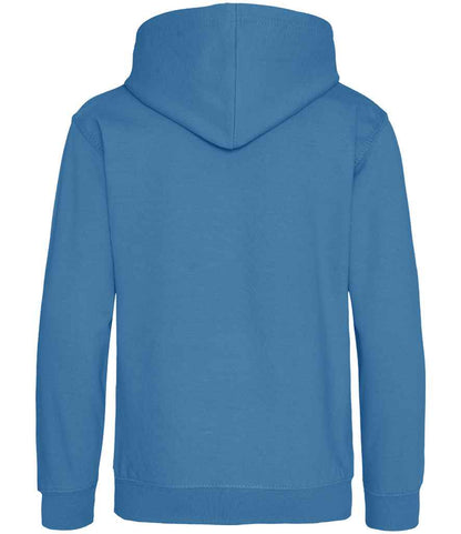 Just Hoods JH001B Sapphire Blue Back -  Ready to be Embroidered and Printed by Custard Workwear - Cheap Personalised and Customised Workwear in Nottinghamshire, Derbyshire and Leicestershire