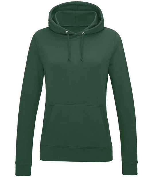 Just Hoods JH001F Bottle Green Front -  Ready to be Embroidered and Printed by Custard Workwear - Cheap Personalised and Customised Workwear in Nottinghamshire, Derbyshire and Leicestershire