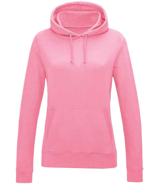 Just Hoods JH001F Candyfloss Pink Front -  Ready to be Embroidered and Printed by Custard Workwear - Cheap Personalised and Customised Workwear in Nottinghamshire, Derbyshire and Leicestershire