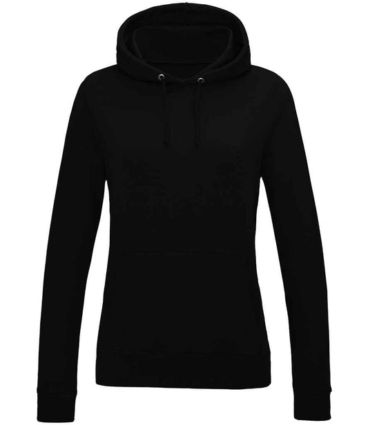 Just Hoods JH001F Deep Black Front -  Ready to be Embroidered and Printed by Custard Workwear - Cheap Personalised and Customised Workwear in Nottinghamshire, Derbyshire and Leicestershire