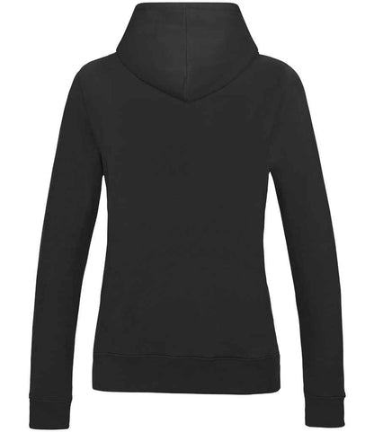 Just Hoods JH001F Jet Black Back -  Ready to be Embroidered and Printed by Custard Workwear - Cheap Personalised and Customised Workwear in Nottinghamshire, Derbyshire and Leicestershire