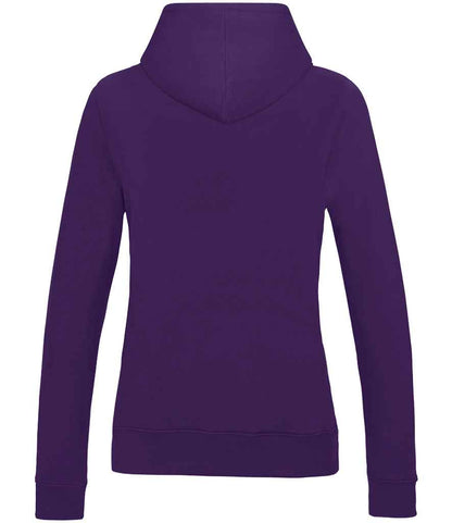 Just Hoods JH001F Purple Back -  Ready to be Embroidered and Printed by Custard Workwear - Cheap Personalised and Customised Workwear in Nottinghamshire, Derbyshire and Leicestershire