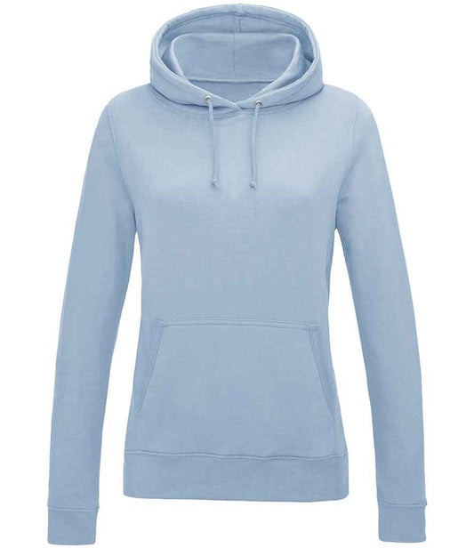 Just Hoods JH001F Sky Blue Front -  Ready to be Embroidered and Printed by Custard Workwear - Cheap Personalised and Customised Workwear in Nottinghamshire, Derbyshire and Leicestershire