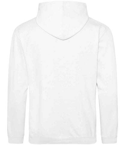 Just Hoods JH001 Arctic White Back -  Ready to be Embroidered and Printed by Custard Workwear - Cheap Personalised and Customised Workwear in Nottinghamshire, Derbyshire and Leicestershire