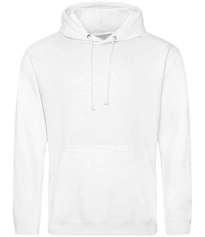 Just Hoods JH001 Arctic White Front -  Ready to be Embroidered and Printed by Custard Workwear - Cheap Personalised and Customised Workwear in Nottinghamshire, Derbyshire and Leicestershire