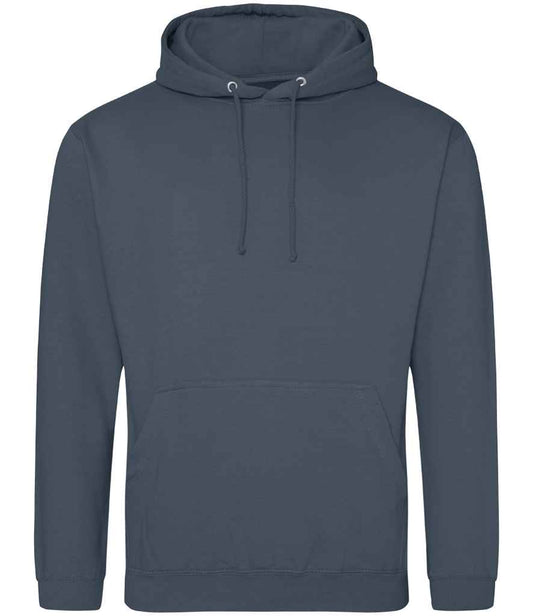 Just Hoods JH001 Airforce Blue Front -  Ready to be Embroidered and Printed by Custard Workwear - Cheap Personalised and Customised Workwear in Nottinghamshire, Derbyshire and Leicestershire