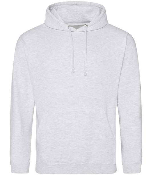 Just Hoods JH001 Ash Front -  Ready to be Embroidered and Printed by Custard Workwear - Cheap Personalised and Customised Workwear in Nottinghamshire, Derbyshire and Leicestershire