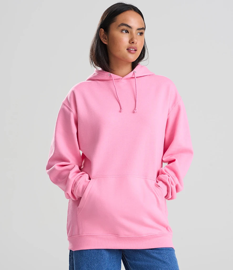 JH001 - College Hoodie | Bubblegum Pink
