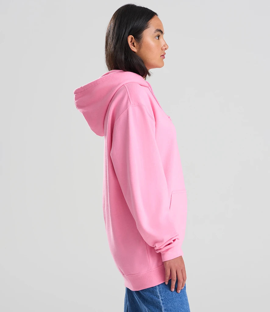JH001 - College Hoodie | Bubblegum Pink