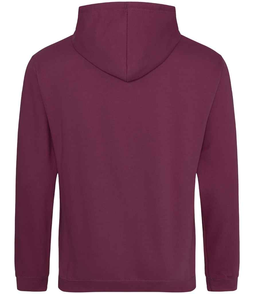 Just Hoods JH001 Burgundy Smoke Back -  Ready to be Embroidered and Printed by Custard Workwear - Cheap Personalised and Customised Workwear in Nottinghamshire, Derbyshire and Leicestershire