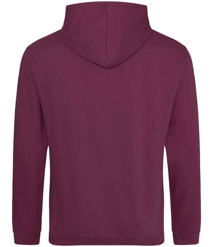 Just Hoods JH001 Burgundy Smoke Back -  Ready to be Embroidered and Printed by Custard Workwear - Cheap Personalised and Customised Workwear in Nottinghamshire, Derbyshire and Leicestershire