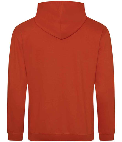 Just Hoods JH001 Burnt Orange Back -  Ready to be Embroidered and Printed by Custard Workwear - Cheap Personalised and Customised Workwear in Nottinghamshire, Derbyshire and Leicestershire
