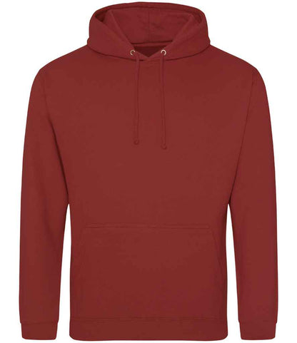 Just Hoods JH001 Brick Red Front -  Ready to be Embroidered and Printed by Custard Workwear - Cheap Personalised and Customised Workwear in Nottinghamshire, Derbyshire and Leicestershire