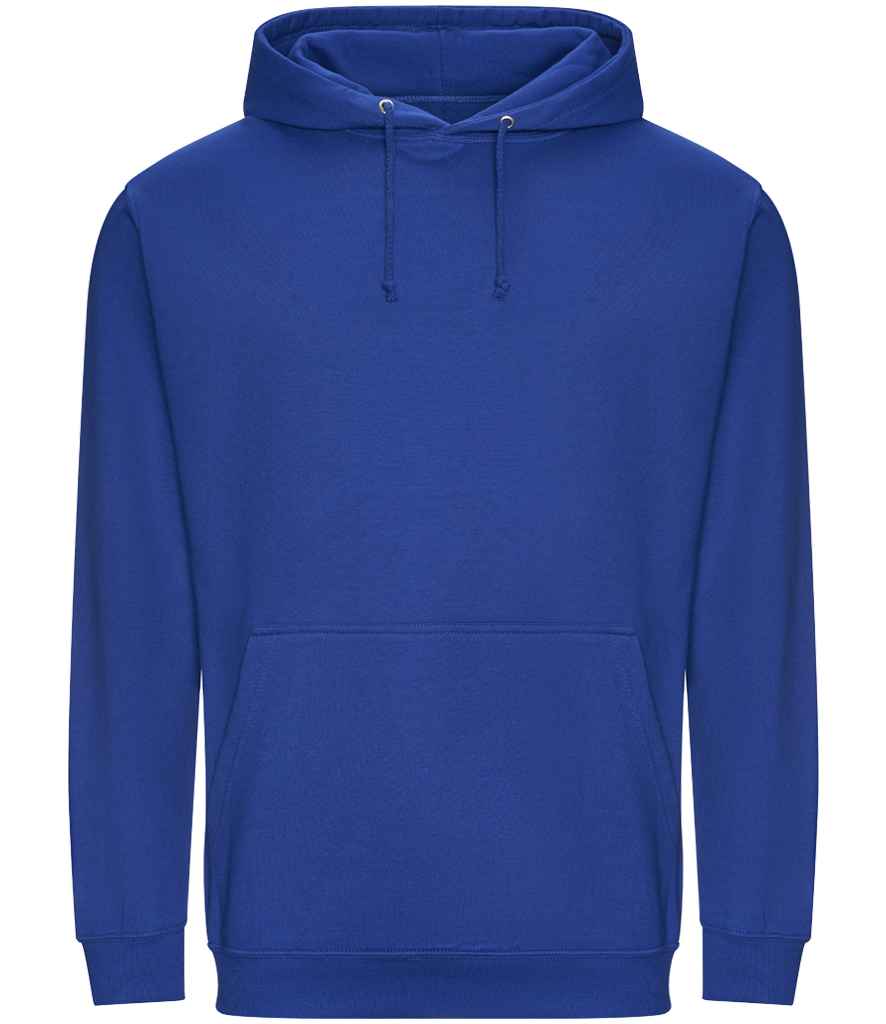Just Hoods JH001 Bright Royal Front -  Ready to be Embroidered and Printed by Custard Workwear - Cheap Personalised and Customised Workwear in Nottinghamshire, Derbyshire and Leicestershire