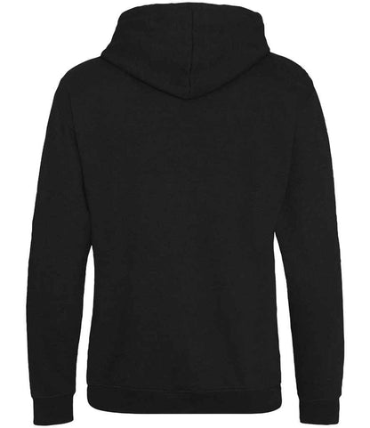 Just Hoods JH001 Black Smoke Front -  Ready to be Embroidered and Printed by Custard Workwear - Cheap Personalised and Customised Workwear in Nottinghamshire, Derbyshire and Leicestershire