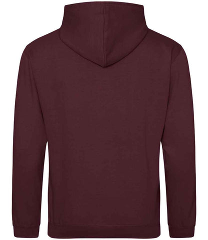Just Hoods JH001 Burgundy Back -  Ready to be Embroidered and Printed by Custard Workwear - Cheap Personalised and Customised Workwear in Nottinghamshire, Derbyshire and Leicestershire