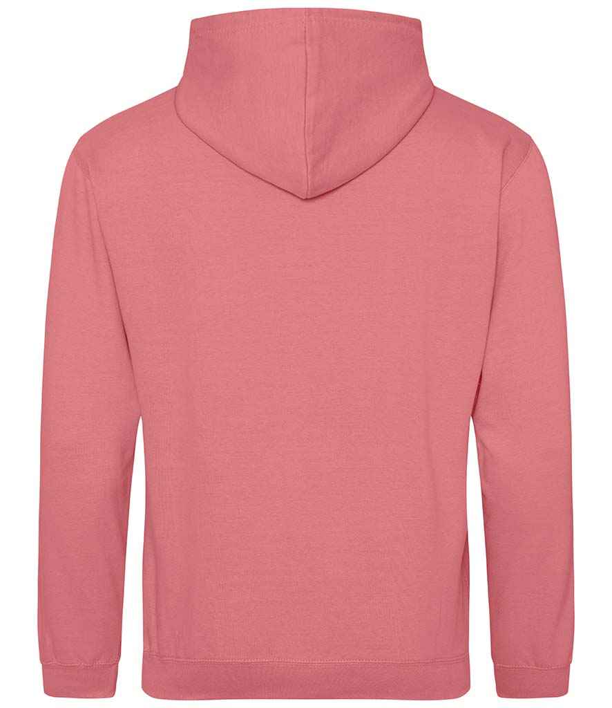 Just Hoods JH001 Dusty Rose Back -  Ready to be Embroidered and Printed by Custard Workwear - Cheap Personalised and Customised Workwear in Nottinghamshire, Derbyshire and Leicestershire