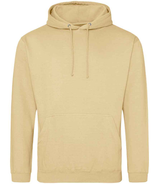 Just Hoods JH001 Desert Sand Front -  Ready to be Embroidered and Printed by Custard Workwear - Cheap Personalised and Customised Workwear in Nottinghamshire, Derbyshire and Leicestershire