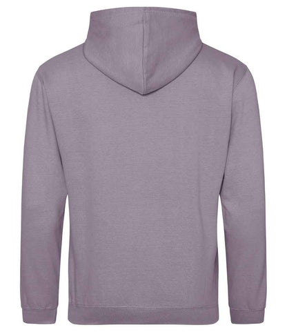 Just Hoods JH001 Dusty Lilac Back -  Ready to be Embroidered and Printed by Custard Workwear - Cheap Personalised and Customised Workwear in Nottinghamshire, Derbyshire and Leicestershire