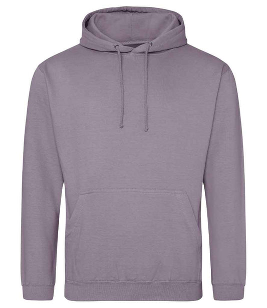 Just Hoods JH001 Dusty Lilac Front -  Ready to be Embroidered and Printed by Custard Workwear - Cheap Personalised and Customised Workwear in Nottinghamshire, Derbyshire and Leicestershire