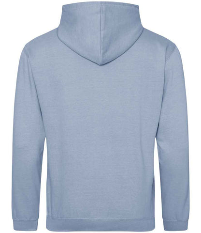 Just Hoods JH001 Dusty Blue Back -  Ready to be Embroidered and Printed by Custard Workwear - Cheap Personalised and Customised Workwear in Nottinghamshire, Derbyshire and Leicestershire