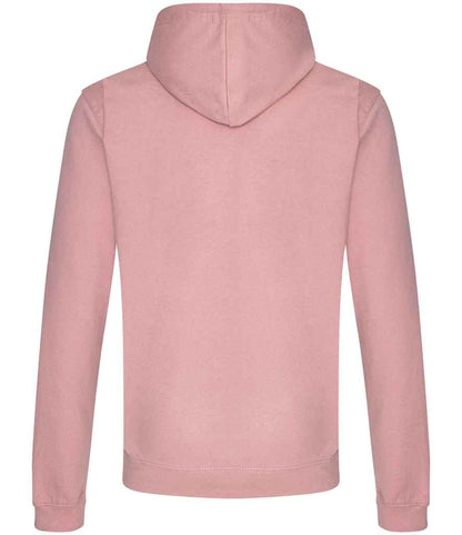 Just Hoods JH001 Dusty Pink Back -  Ready to be Embroidered and Printed by Custard Workwear - Cheap Personalised and Customised Workwear in Nottinghamshire, Derbyshire and Leicestershire