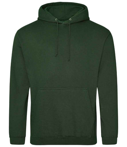Just Hoods JH001 Forest Green Front -  Ready to be Embroidered and Printed by Custard Workwear - Cheap Personalised and Customised Workwear in Nottinghamshire, Derbyshire and Leicestershire