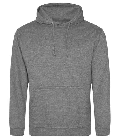 Just Hoods JH001 Graphite Heather Front -  Ready to be Embroidered and Printed by Custard Workwear - Cheap Personalised and Customised Workwear in Nottinghamshire, Derbyshire and Leicestershire