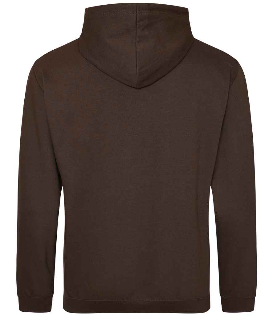 Just Hoods JH001 Hot Chocolate Back -  Ready to be Embroidered and Printed by Custard Workwear - Cheap Personalised and Customised Workwear in Nottinghamshire, Derbyshire and Leicestershire
