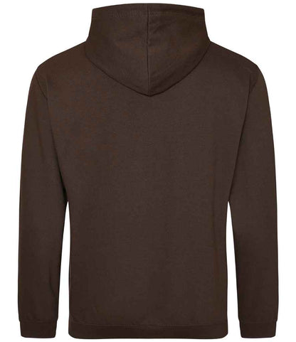Just Hoods JH001 Hot Chocolate Back -  Ready to be Embroidered and Printed by Custard Workwear - Cheap Personalised and Customised Workwear in Nottinghamshire, Derbyshire and Leicestershire