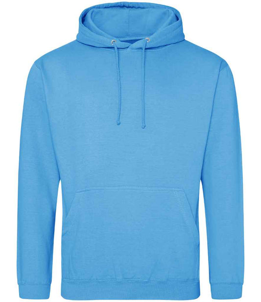 Just Hoods JH001 Hawaiian Blue Front -  Ready to be Embroidered and Printed by Custard Workwear - Cheap Personalised and Customised Workwear in Nottinghamshire, Derbyshire and Leicestershire