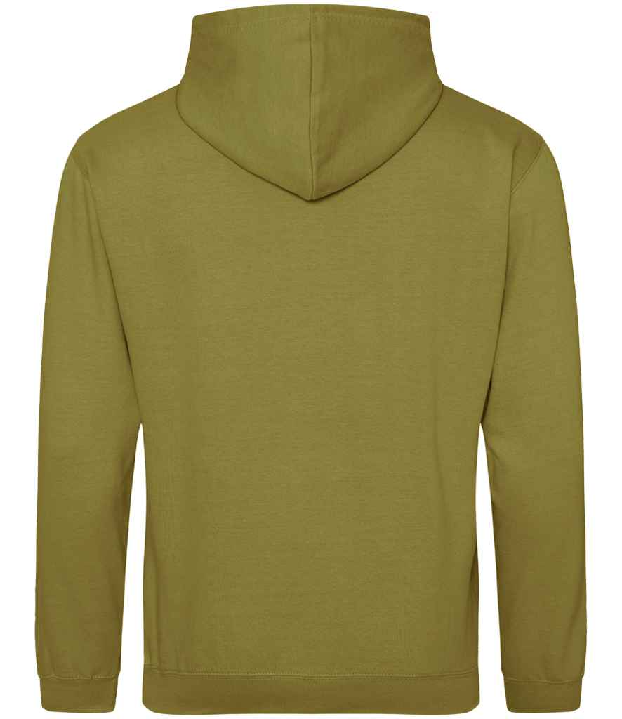 Just Hoods JH001 Khaki Back -  Ready to be Embroidered and Printed by Custard Workwear - Cheap Personalised and Customised Workwear in Nottinghamshire, Derbyshire and Leicestershire