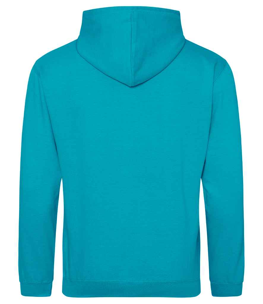 Just Hoods JH001 Lagoon Blue Back -  Ready to be Embroidered and Printed by Custard Workwear - Cheap Personalised and Customised Workwear in Nottinghamshire, Derbyshire and Leicestershire