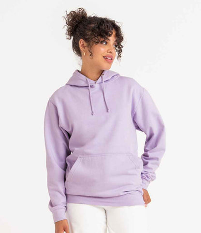 Just Hoods JH001 Lilac Model -  Ready to be Embroidered and Printed by Custard Workwear - Cheap Personalised and Customised Workwear in Nottinghamshire, Derbyshire and Leicestershire