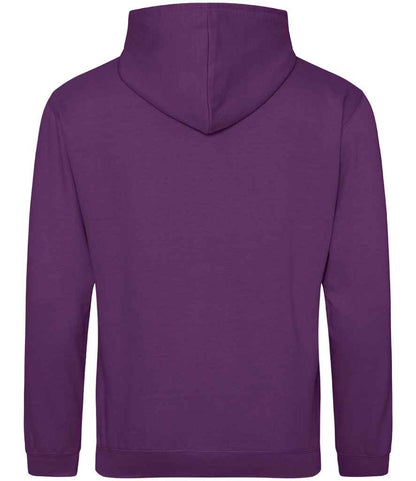 Just Hoods JH001 Magenta Magic Back -  Ready to be Embroidered and Printed by Custard Workwear - Cheap Personalised and Customised Workwear in Nottinghamshire, Derbyshire and Leicestershire