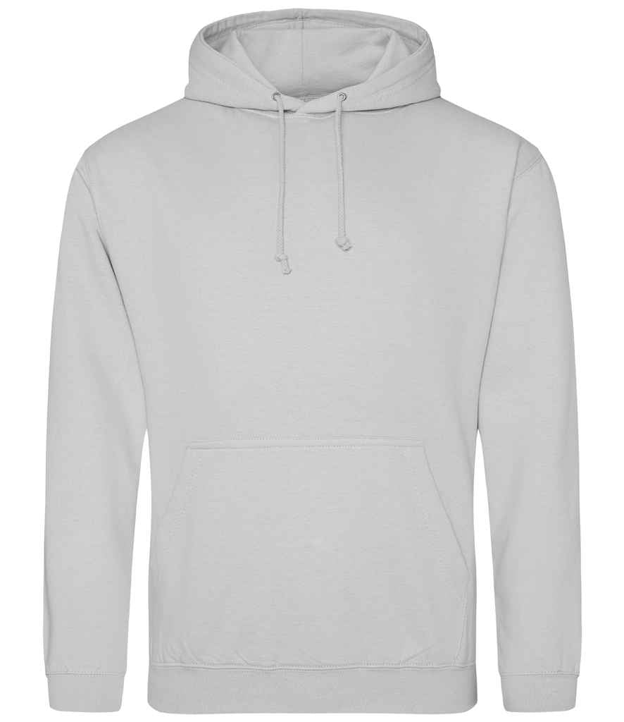 Just Hoods JH001 Moondust Grey Front -  Ready to be Embroidered and Printed by Custard Workwear - Cheap Personalised and Customised Workwear in Nottinghamshire, Derbyshire and Leicestershire