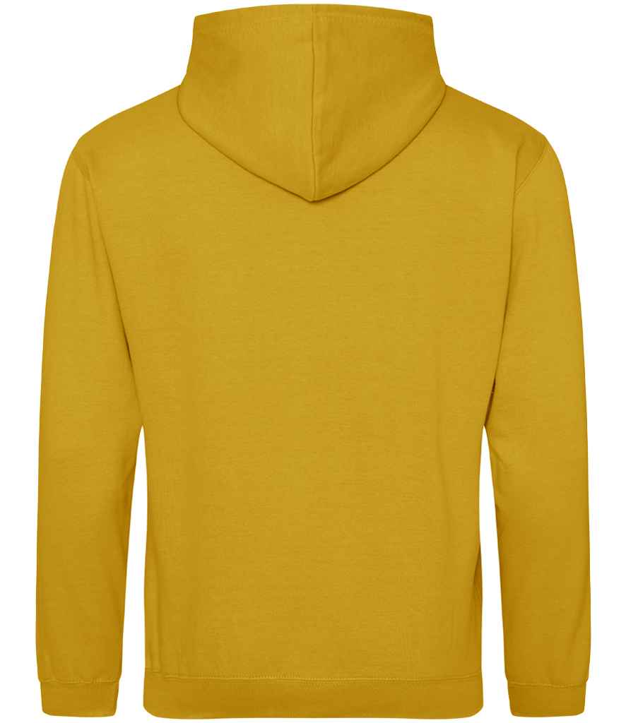 Just Hoods JH001 Mustard Back -  Ready to be Embroidered and Printed by Custard Workwear - Cheap Personalised and Customised Workwear in Nottinghamshire, Derbyshire and Leicestershire