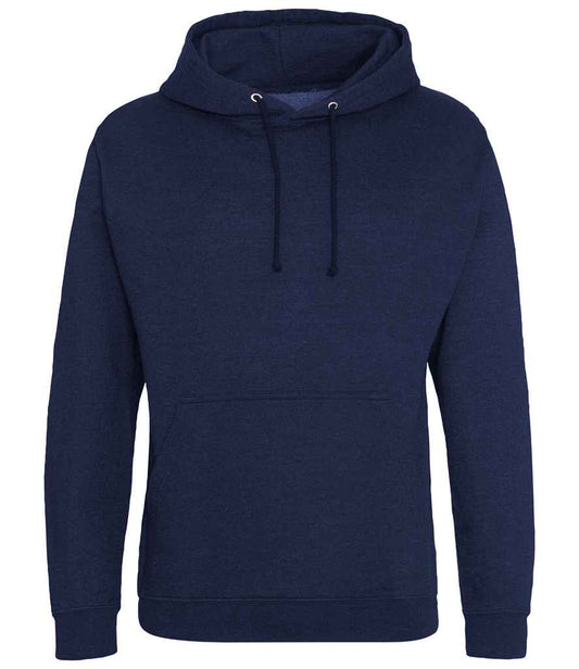 Just Hoods JH001 Navy Smoke Front -  Ready to be Embroidered and Printed by Custard Workwear - Cheap Personalised and Customised Workwear in Nottinghamshire, Derbyshire and Leicestershire