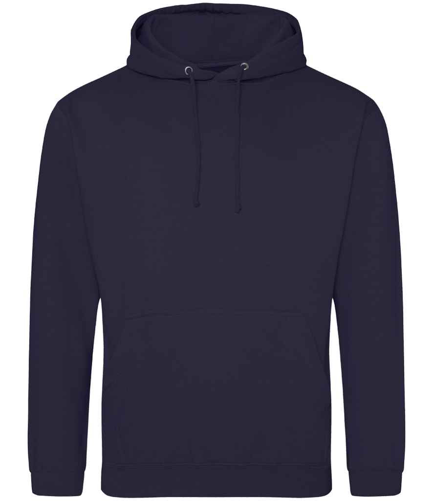 Just Hoods JH001 Oxford Navy Front -  Ready to be Embroidered and Printed by Custard Workwear - Cheap Personalised and Customised Workwear in Nottinghamshire, Derbyshire and Leicestershire