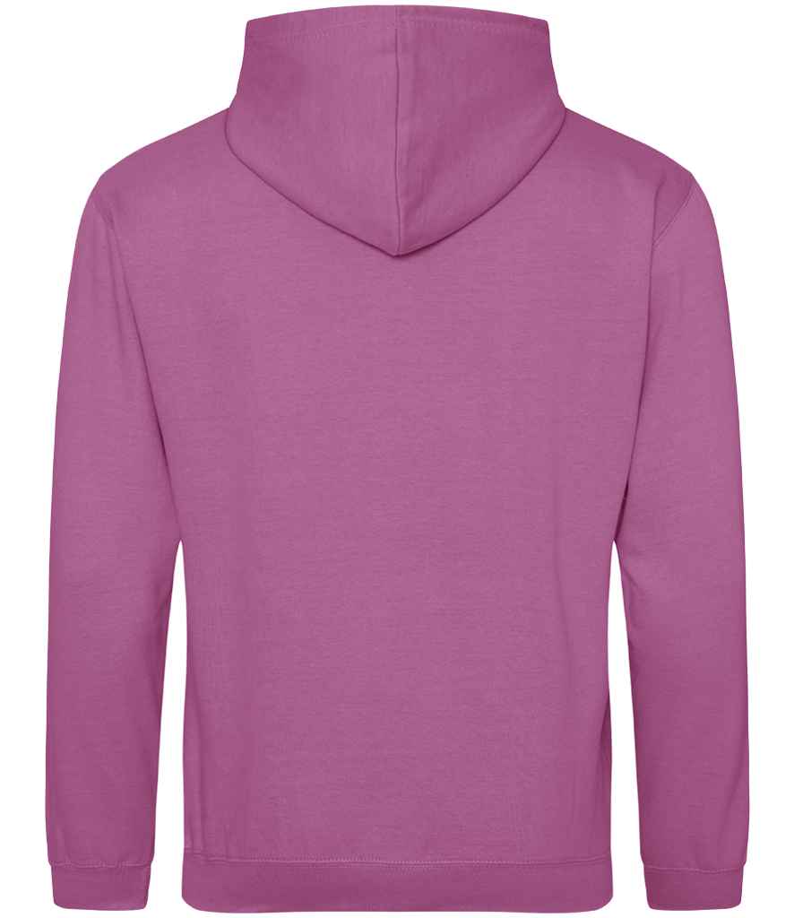 Just Hoods JH001 Pinky Purple Back -  Ready to be Embroidered and Printed by Custard Workwear - Cheap Personalised and Customised Workwear in Nottinghamshire, Derbyshire and Leicestershire