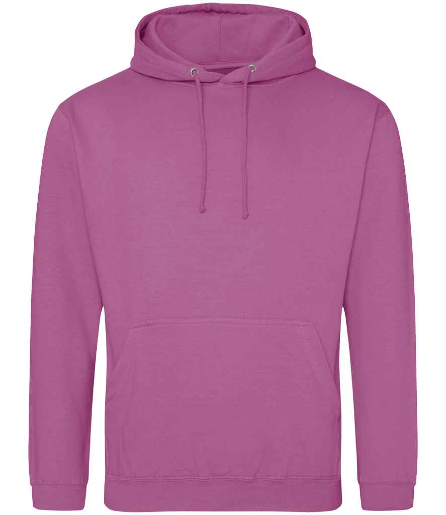 Just Hoods JH001 Pinky Purple Front -  Ready to be Embroidered and Printed by Custard Workwear - Cheap Personalised and Customised Workwear in Nottinghamshire, Derbyshire and Leicestershire