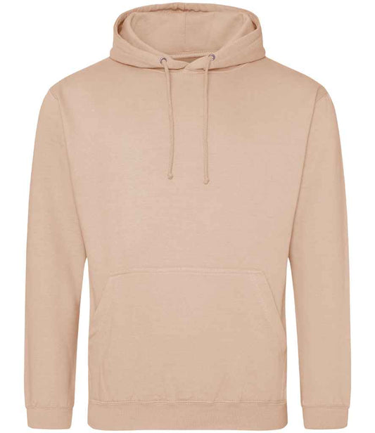 Just Hoods JH001 Peach Perfect Front -  Ready to be Embroidered and Printed by Custard Workwear - Cheap Personalised and Customised Workwear in Nottinghamshire, Derbyshire and Leicestershire