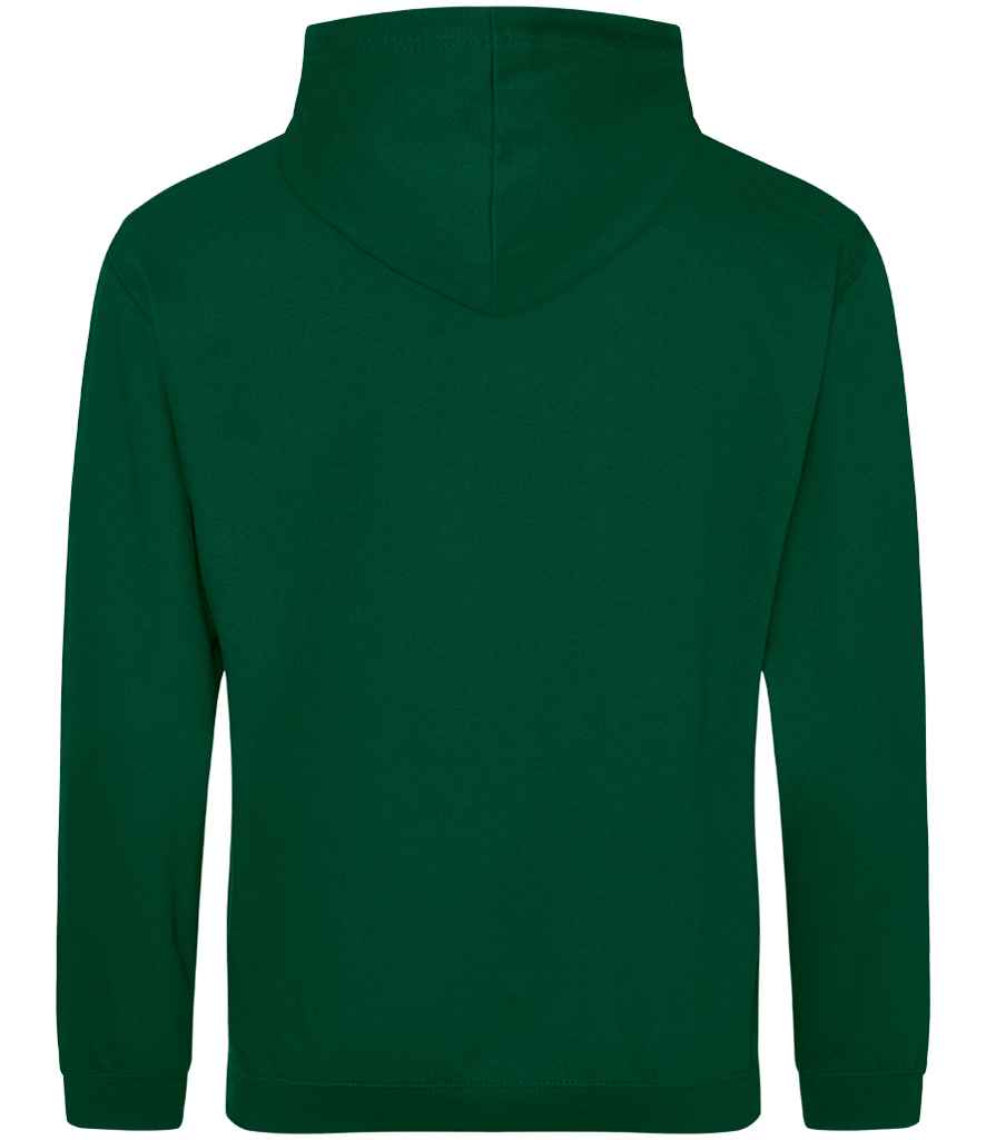 Just Hoods JH001 Rainforest Green Back -  Ready to be Embroidered and Printed by Custard Workwear - Cheap Personalised and Customised Workwear in Nottinghamshire, Derbyshire and Leicestershire